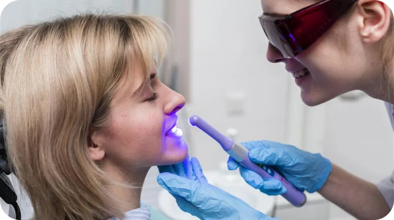 Smiling dentist